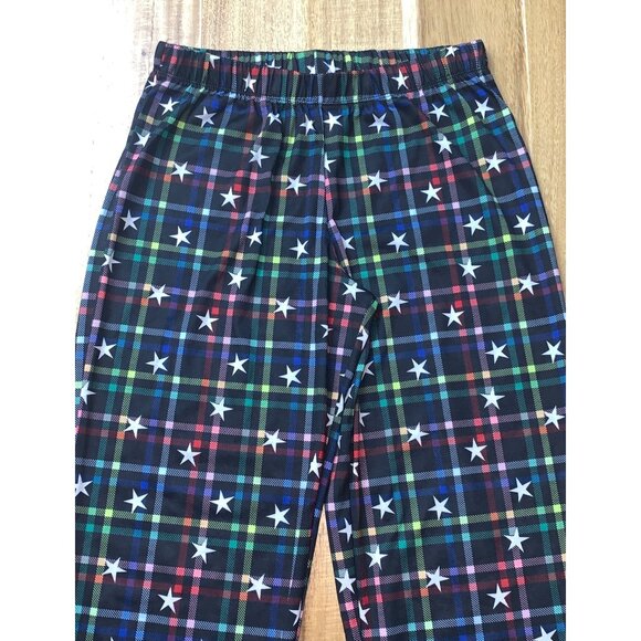 Cat & Jack Girls "Merry Bright" Plaid Star Kids Long Sleeves Pajama Set Small - Picture 4 of 11